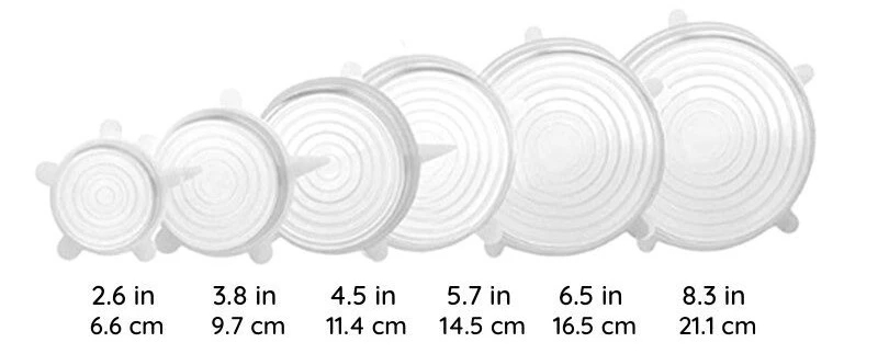 stretch and seal silicone lids